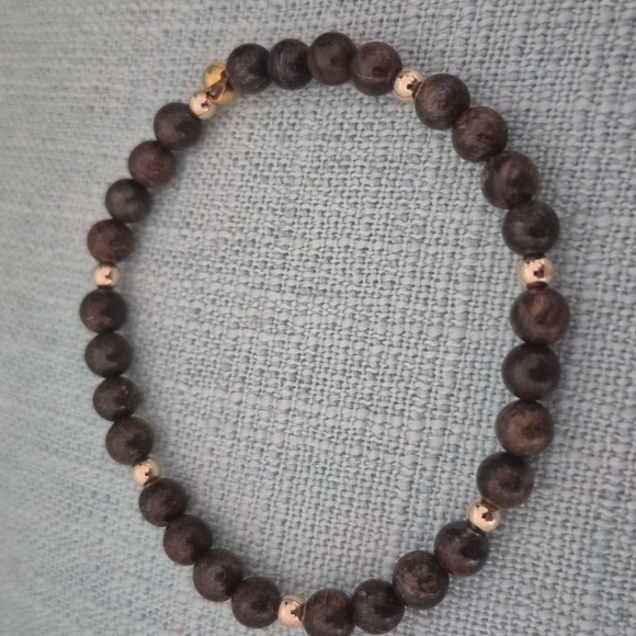 Three 7" BRACLETS BRONZITE ,GOLD, - Picture 6 of 6